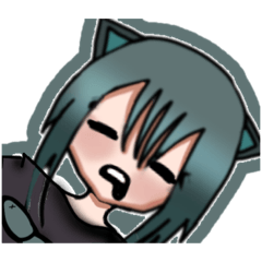 [LINEスタンプ] みうむう猫の日常スタンプ