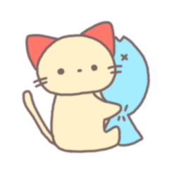 [LINEスタンプ] ネコりぼんネコ