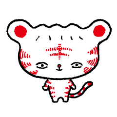 [LINEスタンプ] ギョウザあたまのベニトラくん