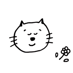 [LINEスタンプ] 白ねこ透ねこ