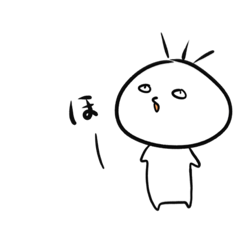 [LINEスタンプ] 3本毛くん。