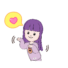 [LINEスタンプ] ココちゃん（ライン編）スタンプ