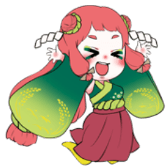 [LINEスタンプ] 東北ほまれちゃん ちびキャラ vol.1