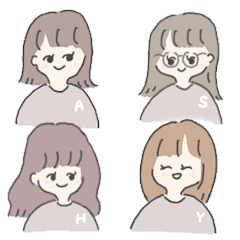 [LINEスタンプ] けのひとと愉快な仲間たち