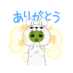 [LINEスタンプ] まめラビ