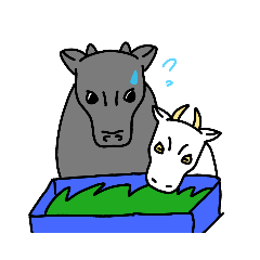 [LINEスタンプ] うしたち。