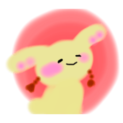 [LINEスタンプ] みつあみうさぎ