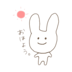 [LINEスタンプ] へにゃへにゃうさぎさんのスタンプ