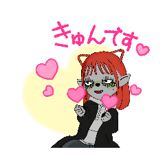 [LINEスタンプ] やる気が出ない獣ゾンビ