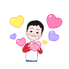 [LINEスタンプ] 春の男の子スタンプDX