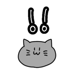 [LINEスタンプ] とけてる系ネコ