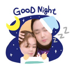 [LINEスタンプ] 友生♥️まなみおやすみ♥️