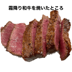 [LINEスタンプ] この肉は合格しました。