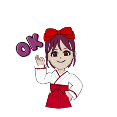 [LINEスタンプ] れー（きゅう）