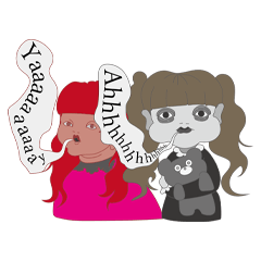 [LINEスタンプ] ヴォルガー通りの子供たち フランス版