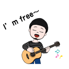 [LINEスタンプ] my stamp→flying birds