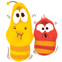 [LINEスタンプ] Larva（ラーバ）