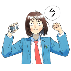 [LINEスタンプ] スキップとローファー1