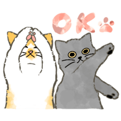 [LINEスタンプ] うちの5匹