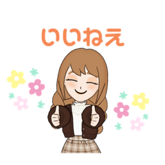 [LINEスタンプ] ふとまゆちゃんのスタンプ