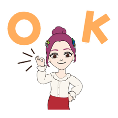 [LINEスタンプ] R子だよー