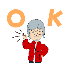 [LINEスタンプ] おじいさん用