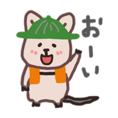 [LINEスタンプ] 垂れ目のクオッカ 第3弾