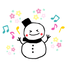 [LINEスタンプ] 日常で使える雪だるまスタンプ2