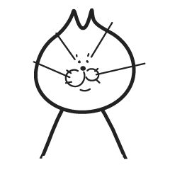 [LINEスタンプ] ヒゲナガネコ