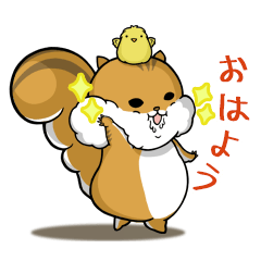 [LINEスタンプ] 毎日使える！ぽっちゃりすと森のお友達2