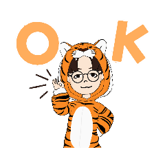 [LINEスタンプ] とら着ぐるみスタンプ