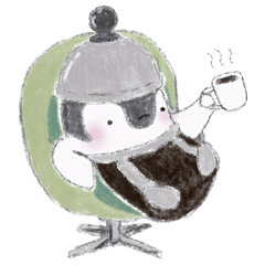 [LINEスタンプ] コーヒーペンギン（カフェ）