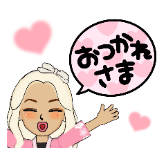 [LINEスタンプ] 金パツお祭りギャル★2