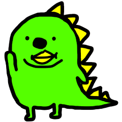 [LINEスタンプ] 恐竜のたいちゃん