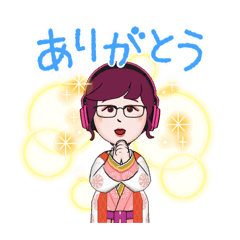 [LINEスタンプ] 神憑りな私