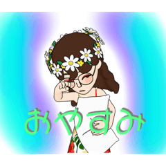 [LINEスタンプ] フラオバの挨拶(1)