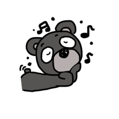 [LINEスタンプ] お気楽なくま