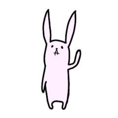 [LINEスタンプ] くまとうさぎ、