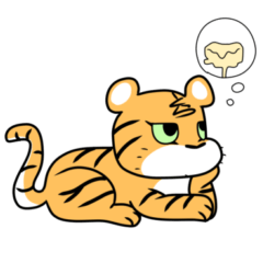 [LINEスタンプ] ただのトラです。