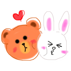 [LINEスタンプ] ほわほわブラウン＆コニー＆サリー