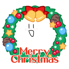 [LINEスタンプ] Sスタンプ『christmas』『Happy New Year』