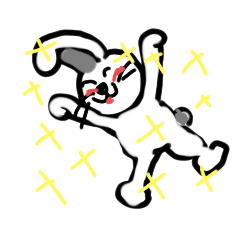 [LINEスタンプ] ひとみみうさぎ2