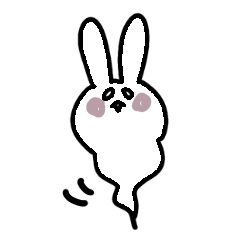 [LINEスタンプ] たましいうさぎ