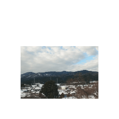 [LINEスタンプ] 雪国、雪山風景写真、米原、粉雪、神秘的冬