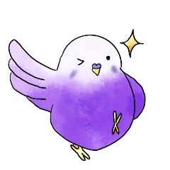 [LINEスタンプ] 水彩インコ