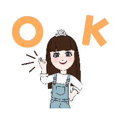 [LINEスタンプ] かわいこぢゃん♡