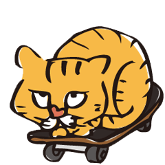 [LINEスタンプ] 茶トラのメス猫