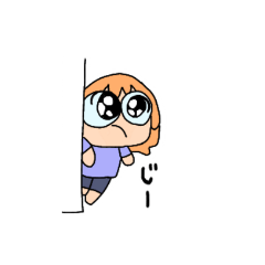 [LINEスタンプ] メガネの女の子スタンプ