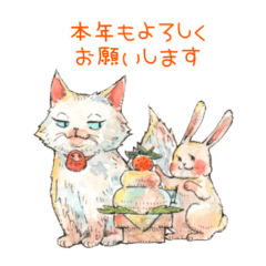 [LINEスタンプ] savon futur お正月＆冬