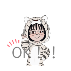 [LINEスタンプ] とらのかなちゃん